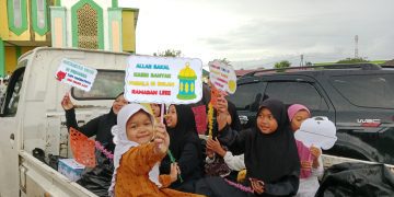 Sambut Ramadhan 1446 H, MI Izharul Ulum Gelar Pawai Marhaban Yaa Ramadhan